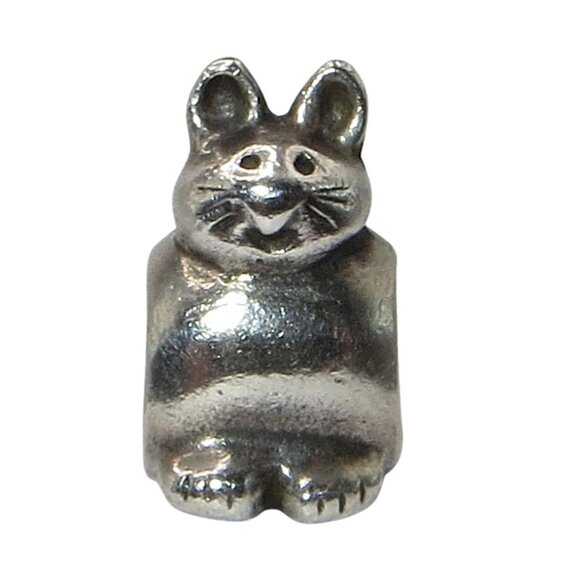 Pandora Sweet Kitty Cat Sterling Silver Charm 790284 - Picture 2 of 6